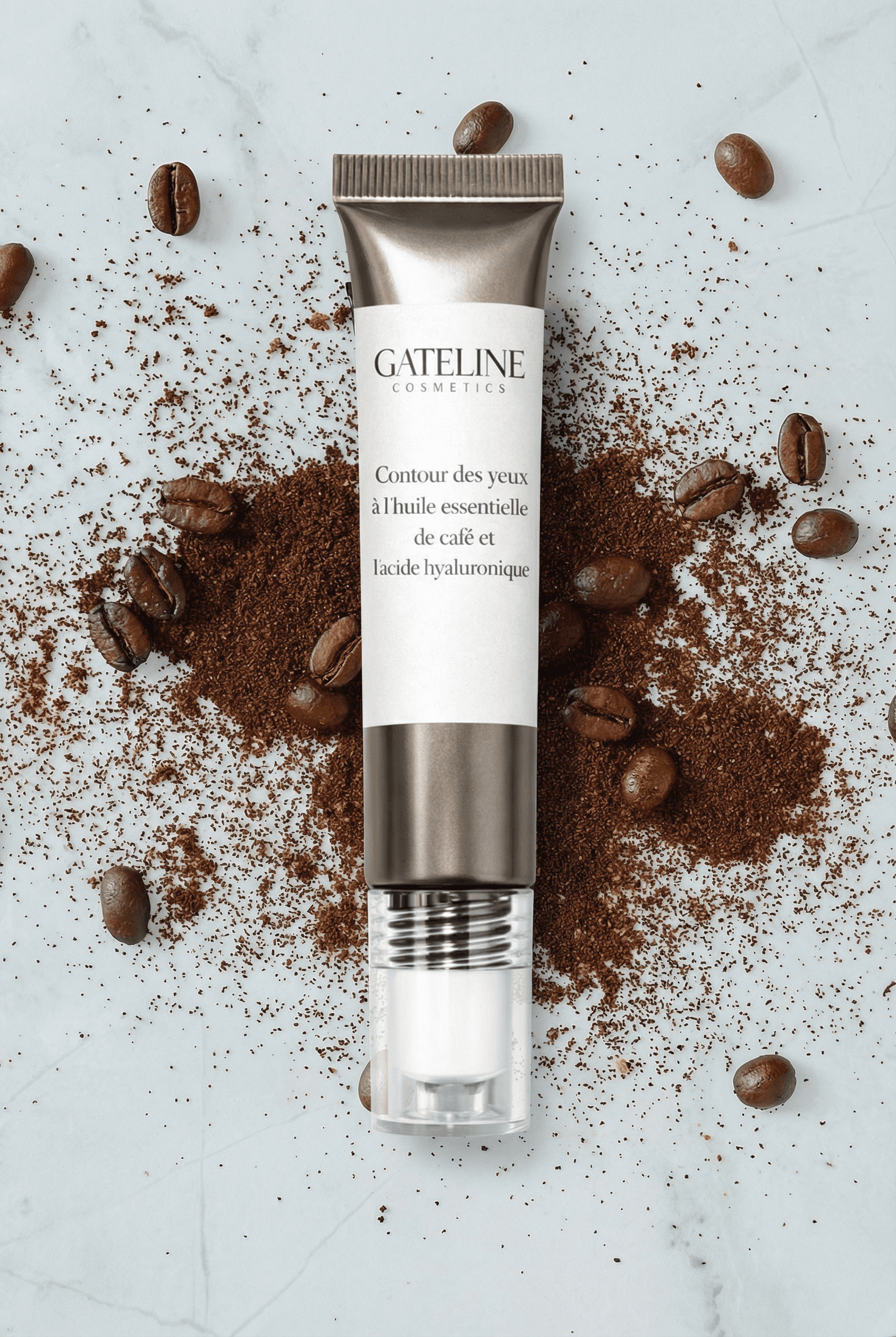 Contour des yeux à la caféine